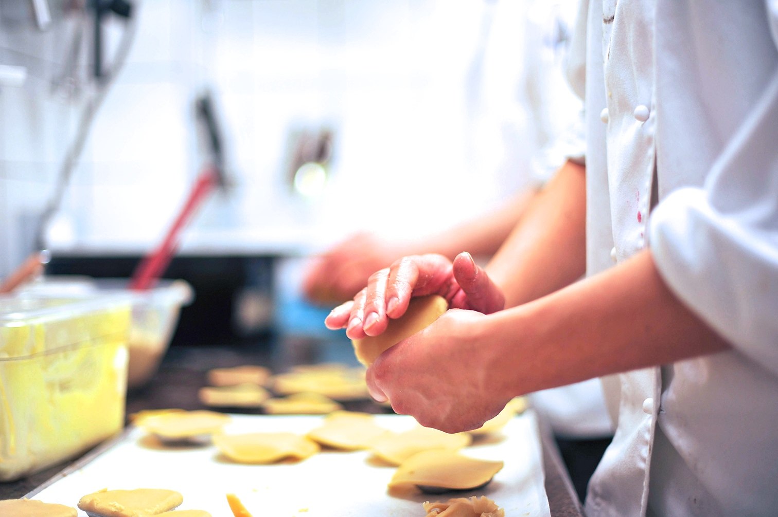 Lining Our Swedish Tradidional Baked Tarts